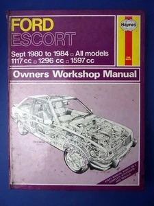 Haynes Owners Workshop Manual Ford Escort 1980 to 1984 All models(1712) - Picture 1 of 1