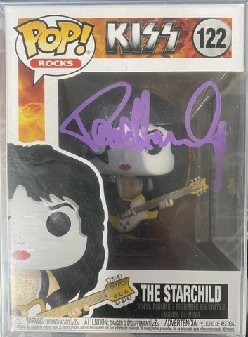 KISS Signed Funko Pop Paul Stanley Autographed Funko Pop photo Proof Ace Simmons Cover