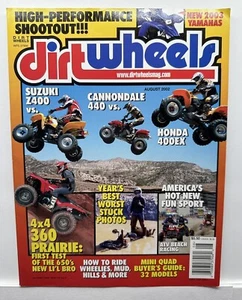 Dirt Wheels Magazine August 2002 - Picture 1 of 1