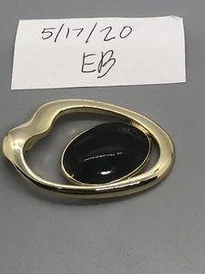 Schöner goldfarbener schwarzer Anhänger - Bild 1 von 5