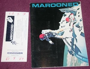MAROONED PREMIERE TICKET 12. DEZEMBER 1969 ÄGYPTISCHES THEATER GREGORY PECK PROGRAMM - Bild 1 von 10