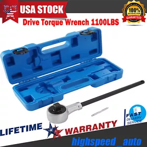 1/2" Heavy Duty Torque Multiplier Wrench Drive Torque Wrench 1100LBS-FT Tool Kit - Picture 1 of 12