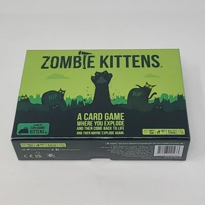 Zombie Kittens Card Party Game by Exploding Kittens 2-5 Players Ages 7+ - Image 1 of 4