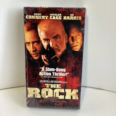 The Rock Movie VHS Video Tape(Sean Connery/Nicolas Cage)NEW SEALED-1996 Action - Image 1 of 4