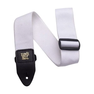 ERNIE BALL EB4036 Correa Polipro Blanca ❘ Correa de Guitarra ❘ Correa de Guitarra - Imagen 1 de 1