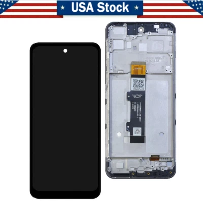 For Motorola Moto G Power 2022 XT2165 LCD Display Touch Screen Frame Replacement