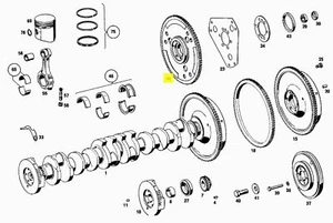 Mercedes Flexplate for Automatic Transmission New OE M108 M114 M129 M130 Gas - Picture 1 of 1