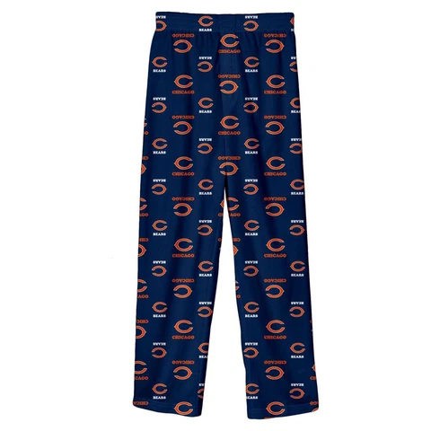 Chicago Bears NFL Youth Boys Allover Pajama Lounge Bottoms ~ NWT Cover
