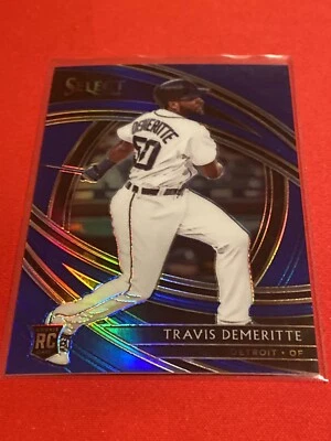 2020 Select Travis Demeritte Rc #160 Blue Prizm 38/149 - Image 1 of 2