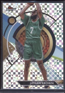 2023-24 Finest Checkerboard Refractors #3 Jaylen Brown C - Picture 1 of 2