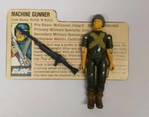 GI Joe Rock N Roll Complete w/ File Card Series 1  1982 - Picture 1 of 1