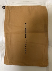 FRATELLI ROSSETTI Dust Bag Cover Closet Shoes Storage 13.5 X 10 - Picture 1 of 4