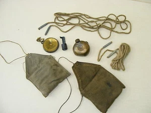 vecchio kit pulizia armi russo, set pulizia armi Russia ottone - Foto 1 di 1