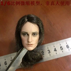 1/6 Female Head Keira Knightley Sculpt Pirate Carved PVC Model Toy Fit Action - Picture 1 of 7