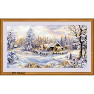Riolis counted cross stitch Kit Winter Evening, DIY - Picture 1 of 1
