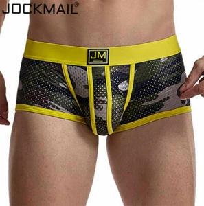 JOCKMAIL Herren Boxershorts Camouflage Mesh Pouch Unterwäsche Sexy Unterhosen - Bild 1 von 16