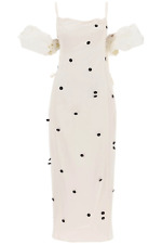 NEW Jacquemus la robe chouchou slip dress with detachable sleeves 233DR074 1000