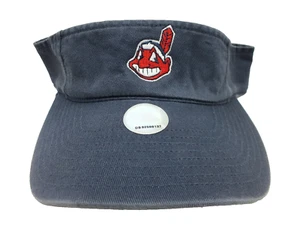 CLEVELAND INDIANS MLB TEAM PARASOL SOMBRERO AZUL ADULTO OSFA NUEVO CON ETIQUETAS DE COLECCIÓN POR GEMELOS - Imagen 1 de 4