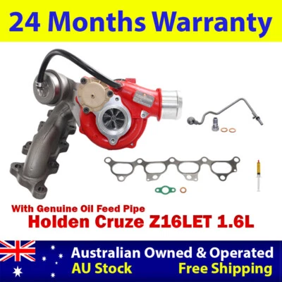GEN1 High Flow Turbo Charger+Genuine Oil Feed Pipe For Holden Cruze Z16LET 1.6L - Image 1 of 4