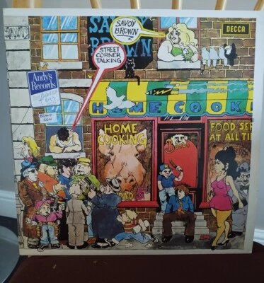 SAVOY Brown ‎– Street Corner Talking, RARE 1971 Vinyl LP, Album  - Image 1 of 4
