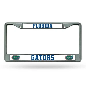 Florida Gators Chrome License Plate Frame - Picture 1 of 1
