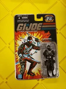 G.I. JOE 25th Snake Eyes V3 Figure Series LOGO NEW - Picture 1 of 2