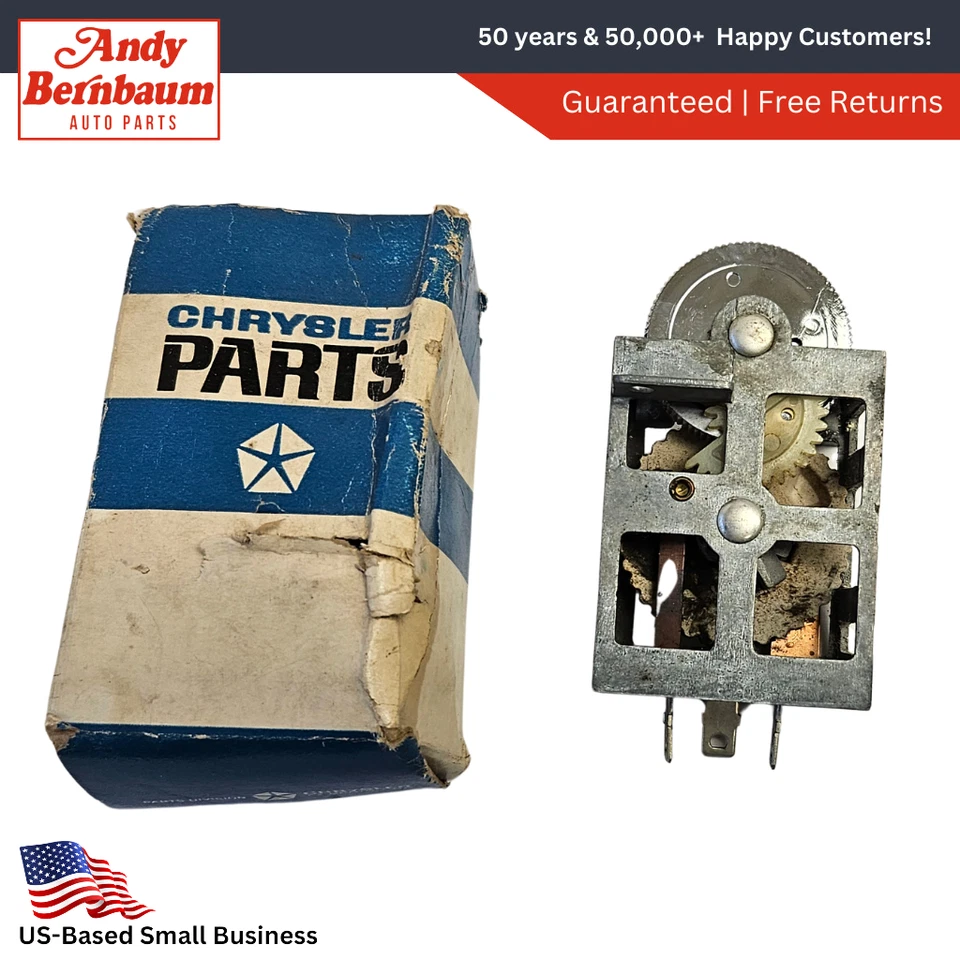 Interruptor de atenuación del panel de instrumentos Plymouth Dodge Chrysler 1969-1971 2932873 Nuevo de Lote Antiguo Foto 1 de 4