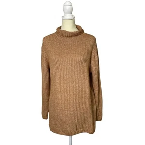 Elizabeth & James Rollkragenpullover camelbraun Rippstrick Damen Gr. M - Bild 1 von 12