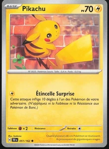 Carte Pokémon Pikachu 051/162   Forces Temporelles Français - Picture 1 of 2