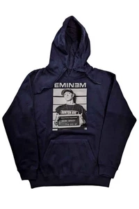 Eminem Kapuzenpullover Arrest Logo Nue offiziell Unisex Navy Blau Pullover Size - Bild 1 von 3