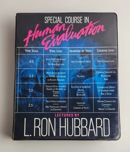 Rare Special Course in Human Evaluation L Ron Hubbard 10 Cassettes & Booklet - Picture 1 of 11