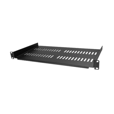 1U Rack Shelf 10" Depth for 19" Network Server Rack Shelf Vented Shelves Rack - Image 1 of 4