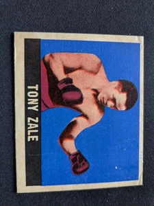 1948 Leaf Knock-Out Boxing Card # 15 Tony Zale (VG/EX) - Bild 1 von 3