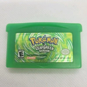 Pokémon Leaf Green Game Nintendo Gameboy Advance 2004 GBA Authentic TESTED - Picture 1 of 9