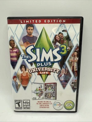 Sims 3 Plus  University Life (Windows/Mac, 2013) Sims 3 + Only - Image 1 of 4
