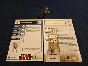 Star Wars Miniaturas Virtual + Tarjeta Reg Kouhun (Soldado Toydarian) - Imagen 1 de 1