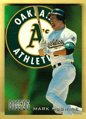 1996 Skybox Circa Boss #18 Mark McGwire MINT - Image 1 of 2