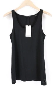 MAISON SCOTCH Womens Tank Top XS Black  Round Neck Sleeveless Basic * - Picture 1 of 6