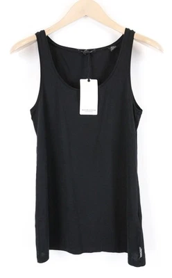 MAISON SCOTCH Womens Tank Top XS Black  Round Neck Sleeveless Basic * - Image 1 of 4