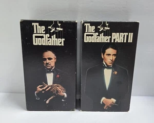 The Godfather Parts 1 and 2 VHS Cassette Tape Movies - 1990s - Picture 1 of 6