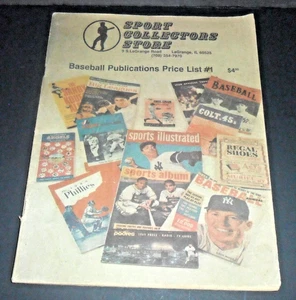 Vintage - 1984 - Sport Collectors Store - Baseball - Preisliste #1 - Taschenbuch - Bild 1 von 3