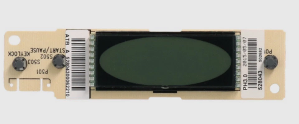 New OEM Fisher & Paykel Dishwasher LCD Display Board Part# 528043P - Image 1 of 1