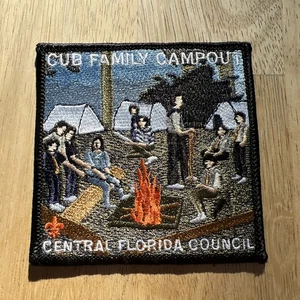 BSA Cub Family Campout Central Florida Council Patch  - Bild 1 von 9
