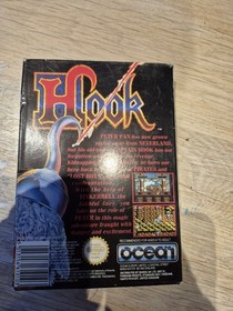 Nintendo Nes Hook Game Cartridge Boxed