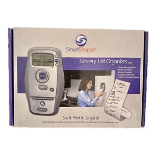 Smart Shopper Grocery List Organizer Voice Printer List Maker Paper Refill New - Picture 1 of 3