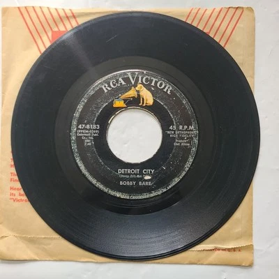 Bobby Bare ~ Detroit City/ Heart Of Ice ~ RCA Victor 45 RPM Record - Image 1 of 4