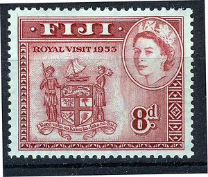 FIJI 1953 ROYAL VISIT BLOCK OF 4 MNH - Picture 1 of 1