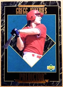1995 UD Predictor *Batting Leader* Gregg Jeffries #R28 (Expired Redemption) - Picture 1 of 2