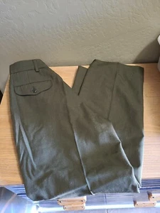 USMC Enlisted Alpha Service Dress Uniform Trousers Pants sz 32S DLA - Imagen 1 de 5