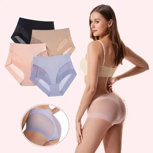 Women Butt Lifting Intimates Briefs Panties Underwear Breathable Shapewear Solid - Picture 1 of 24